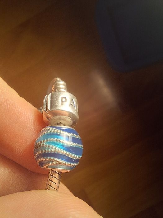 Bratara pandora argint + selectie 9 charmuri