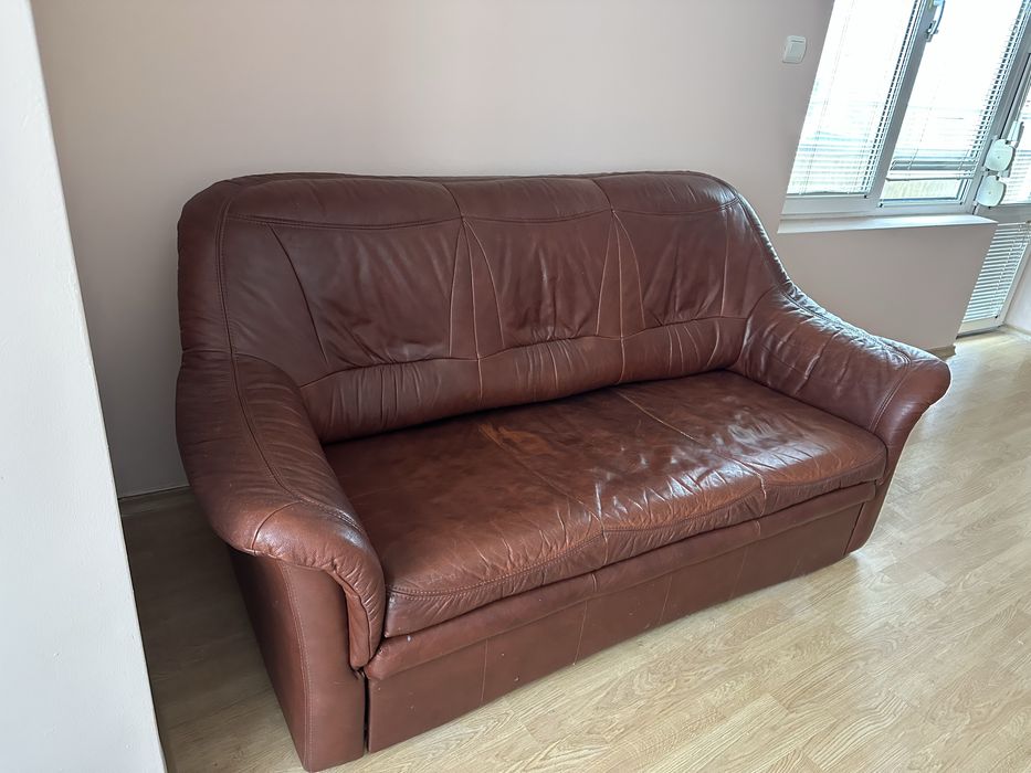 Кожена холна гарнитура