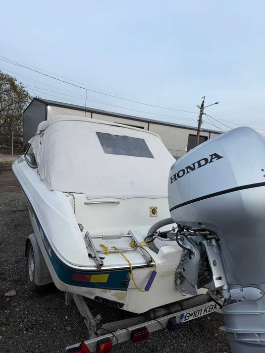 Barca Rinker Captiva 170 MOTOR HONDA 115 CP 2022 SI 100 DE ORE peridoc