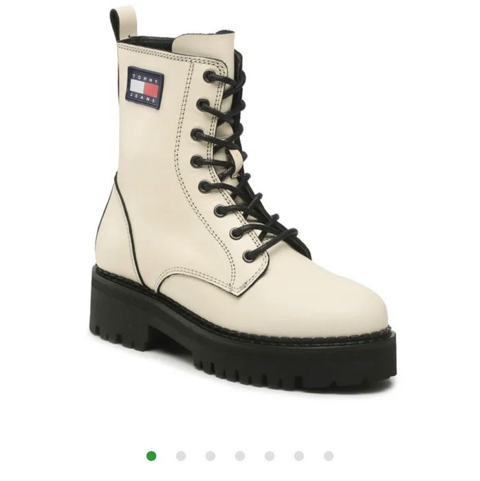 Кожени боти Tommy Jeans размер 41