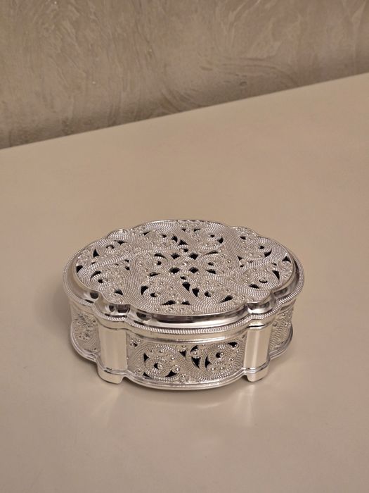 Мельхиоровые шкатулки