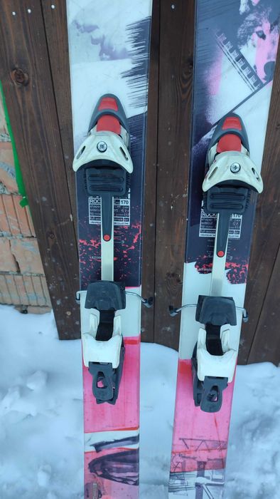 Schi tura freeride Salomon Rockette 115, 170cm diamir, foca