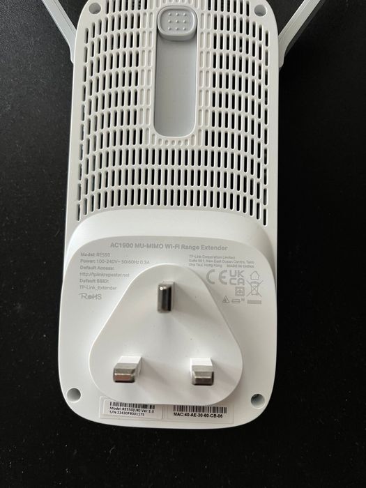 Range Extender TP-Link RE550, AC1900 Dual Band, 3 antene Wi-Fi