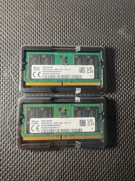 Kit RAM SK hynix 64GB 2x32GB DDR5 4800MHz SODIMM Laptop