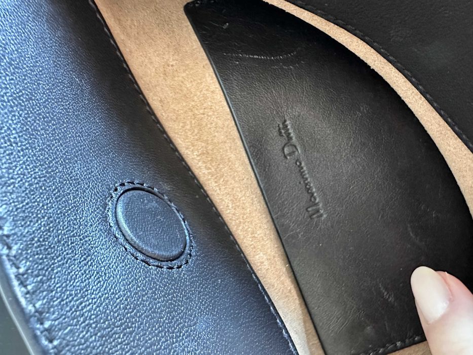 Geanta piele naturala Massimo Dutti maro