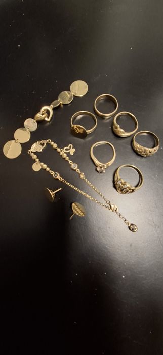 Urgent, Aur de 14 karate, inele, cercei, brățară!