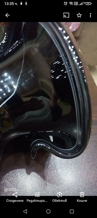 Стъклена ваза...