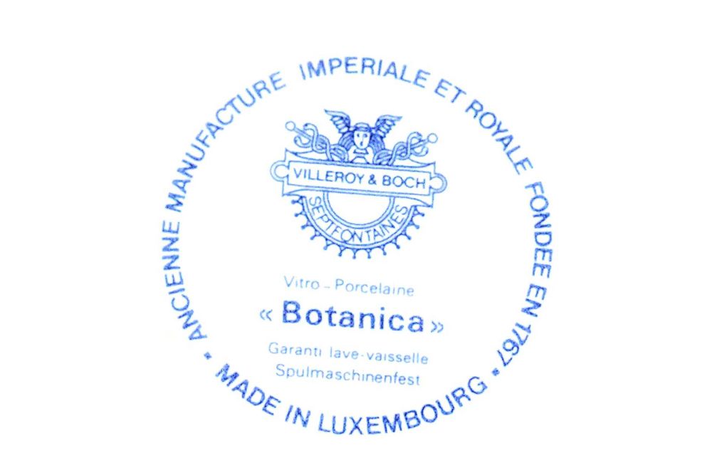 Set 10 Farfurii Botanica Villeroy & Boch pictate flori de cimbru, NOU