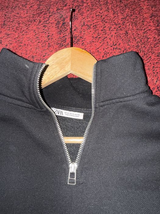 Quarter-zip zara barbati marimea M negru