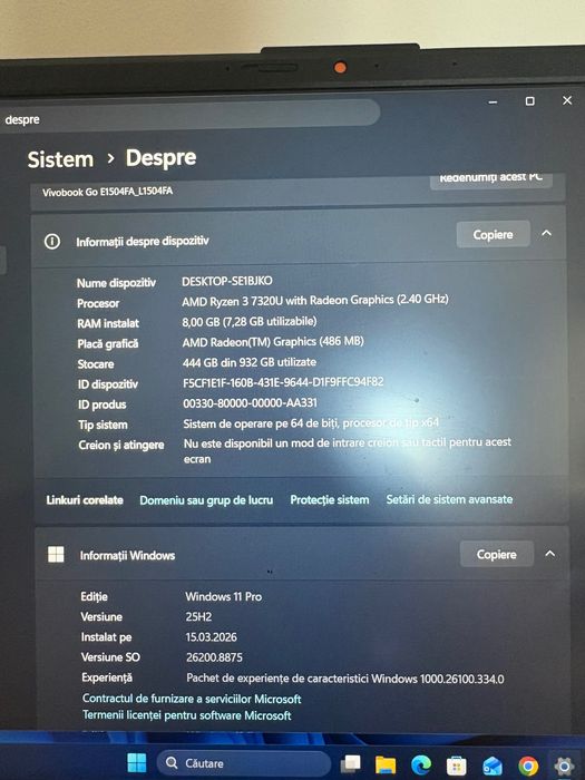 Vând/schimb laptop asus
