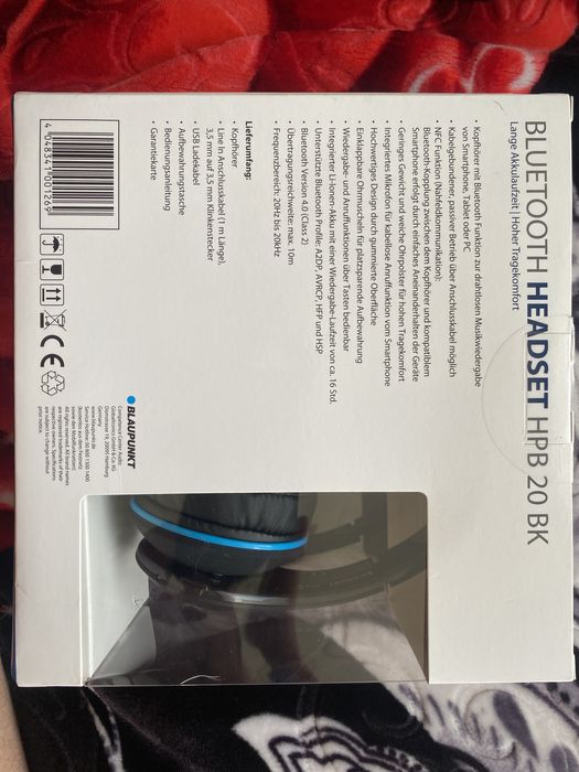 BLAUPUNKT Bluetooth Headset HPB 20 BK