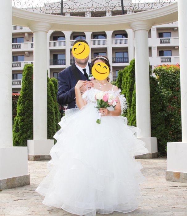 Сватбена рокля размер S