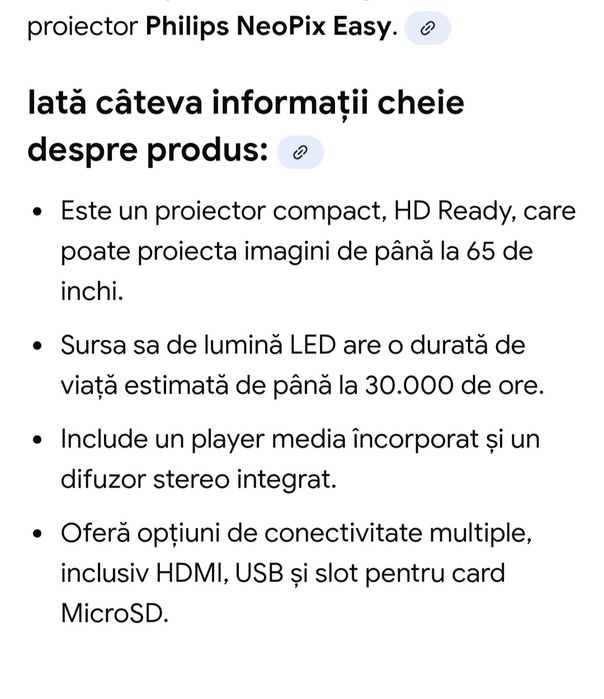 Videoproiector Philips Neopix Easy