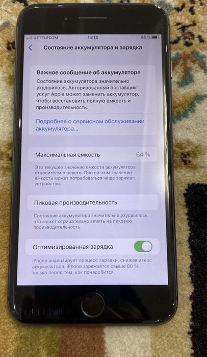 Iphone 8 puls telfonga jovob garntya berlad