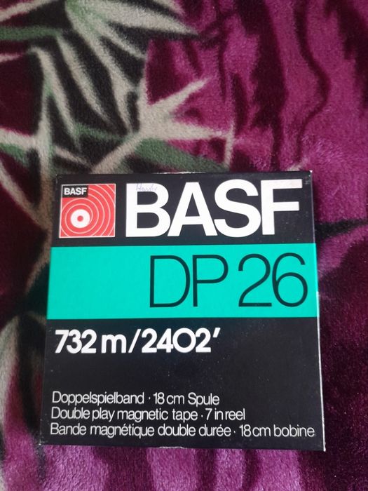 2 x Role / Benzi BASF GOLD 18cm (maxell agfa akai scotch )