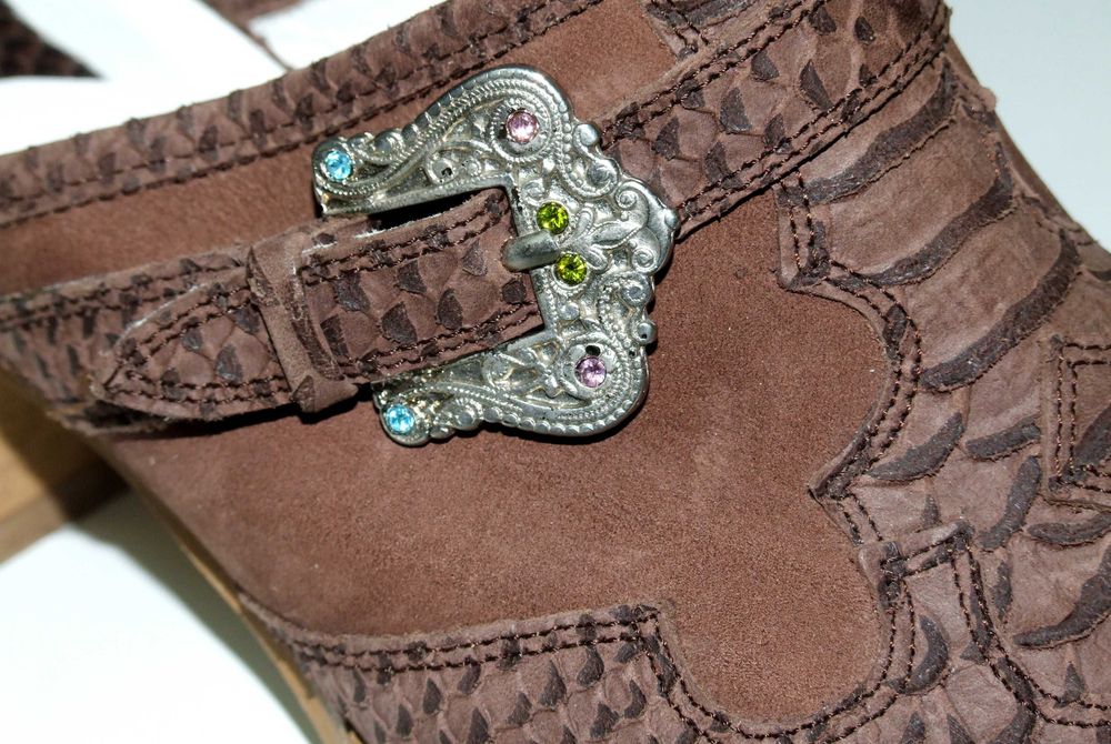 SABOTI, pantofi piele naturala crocodil, masura 39, calitate LUX, NOI