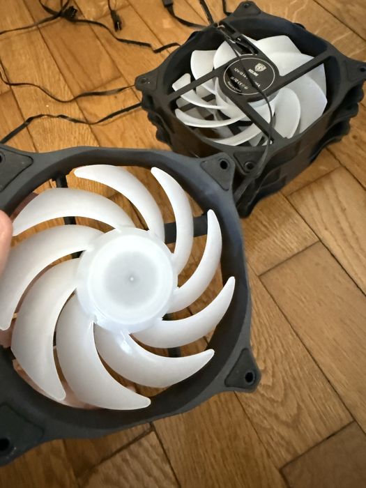 Set 4 ventilatoare argb
