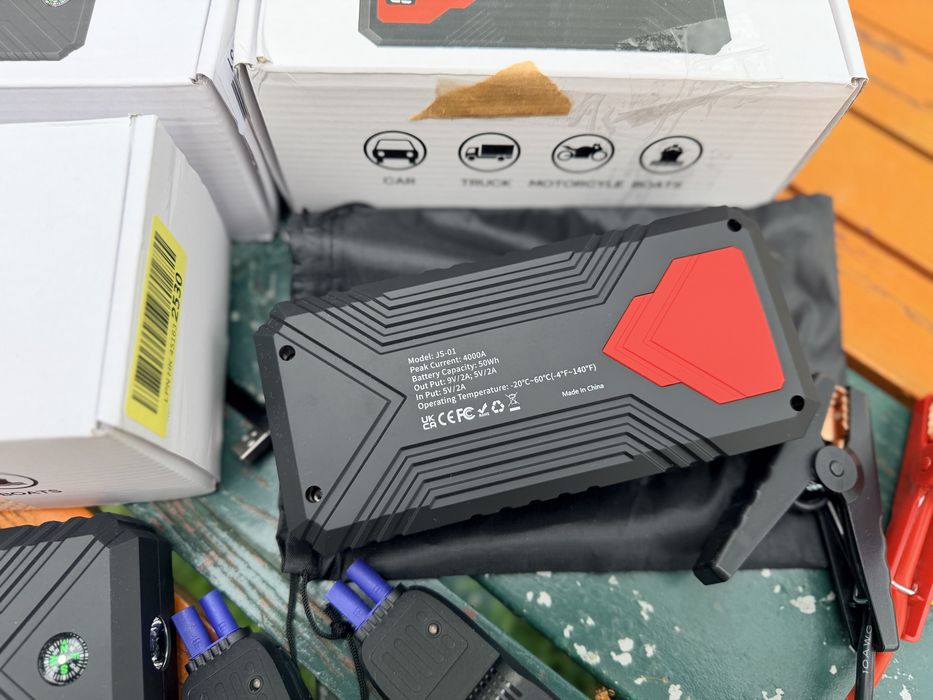 Jumper auto portabil – 12V, 29.6Wh 4000A 50wh