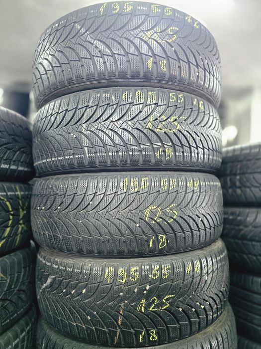 4x 195/55/16 M+S NEXEN Stare excelentă