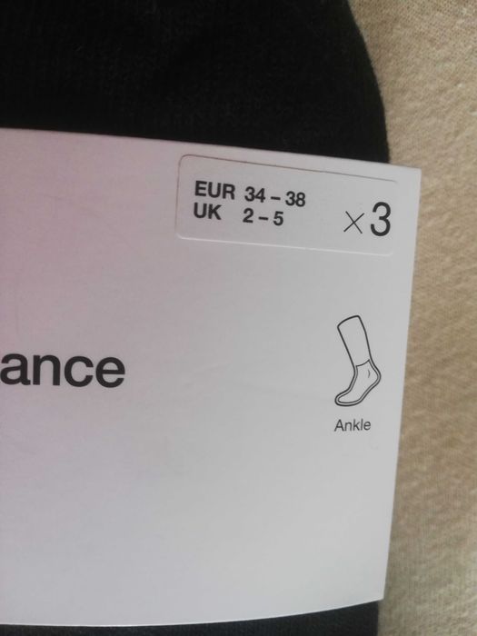 Чорапки Nike, оригинални, 36-38 номер, 3 бр, комплект за 20 лв.