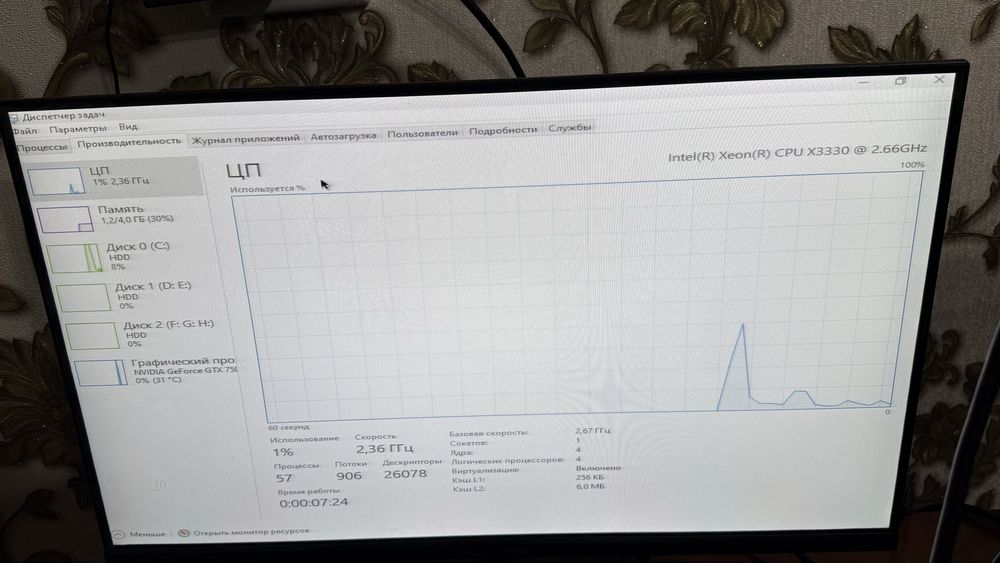Комютер Gtx 750 в хорошем состяние