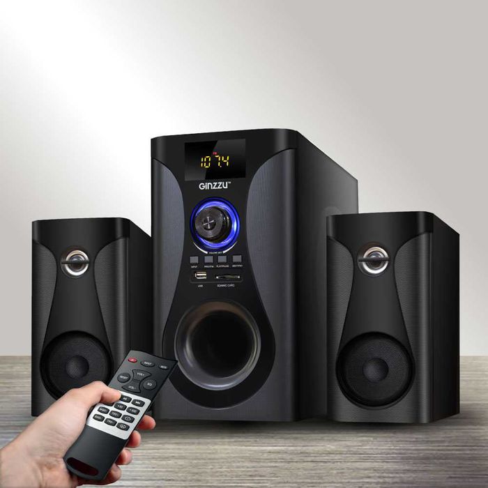 Колонки для компьютера Ginzzu GM-425 60Вт дерево