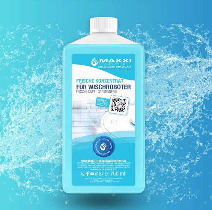 Maxxi Clean препарат концентрат за всяка миеща прахосмукачка робот