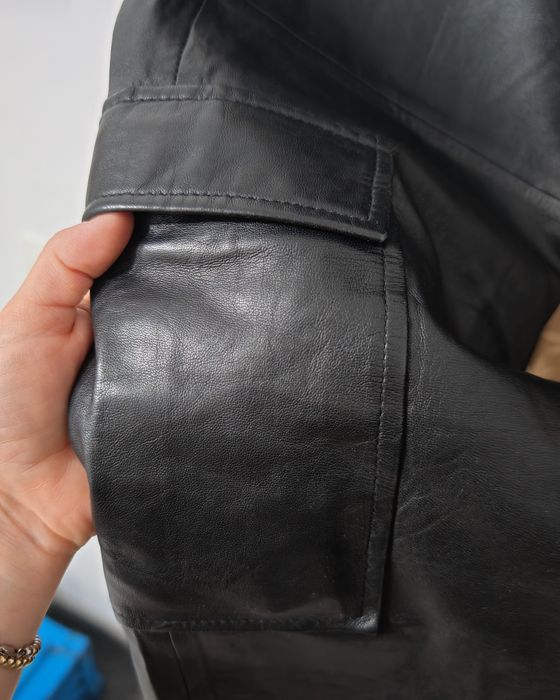 Pantaloni din piele naturală Léger – mărimea S | stil urban-lux, state
