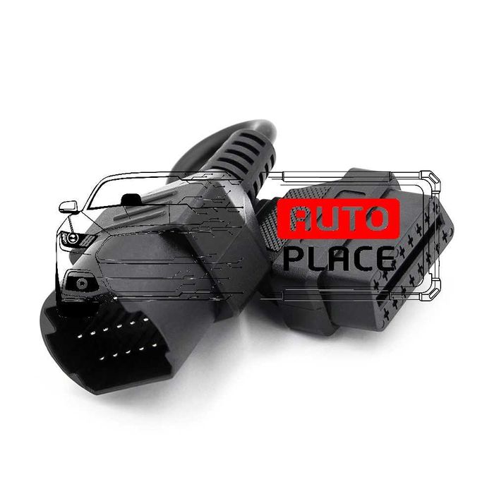 Кабел / Преходник / Адаптер за Mazda 17 Пина 17 Pin Мазда Delphi