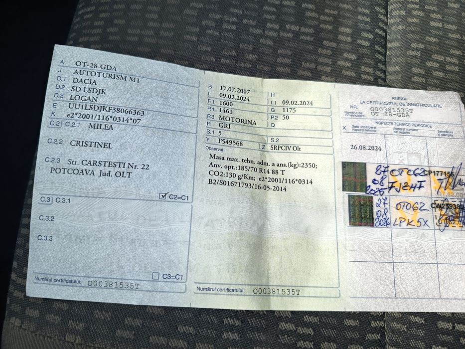 Logan 2007. Al treilea proprietar. La doar 148077. Ac funcțional. Dist