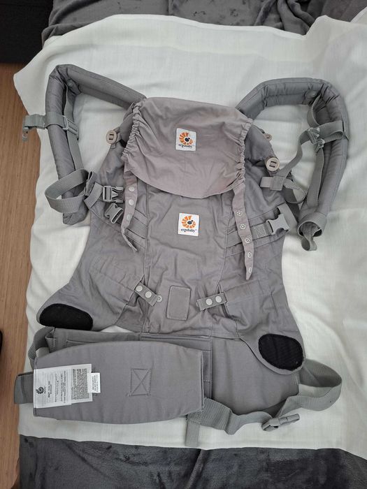 Ергономична раница за бебе Ergobaby Adapt Pearl Grey от 3,2 до 20 кг