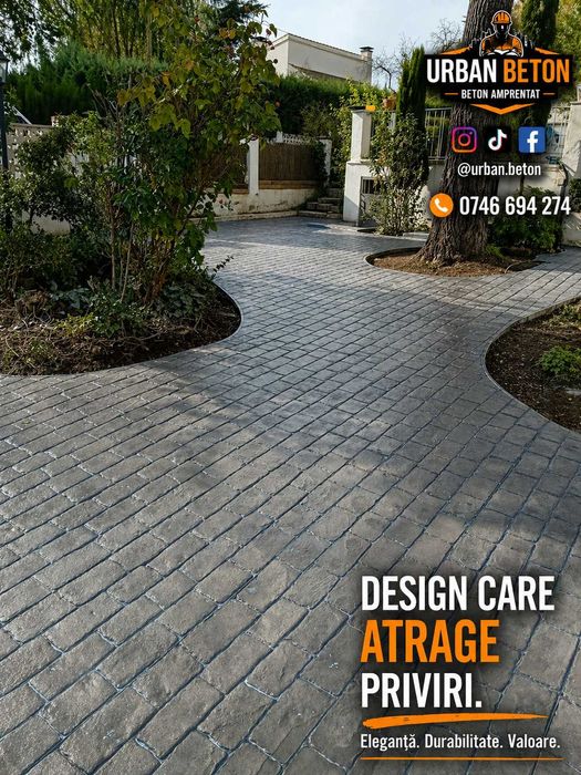 Urban Beton – Execuție Beton Amprentat de Calitate