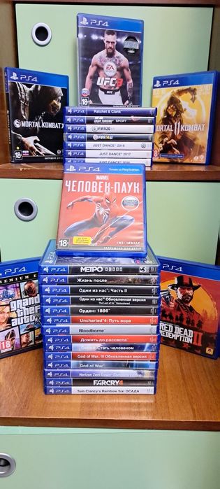 Игры Сони 4 / 3 диски !