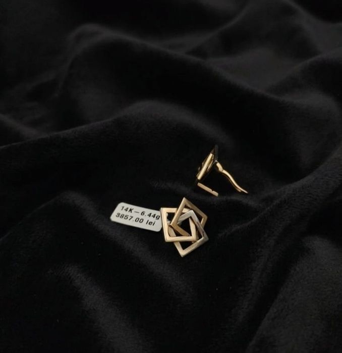 Cercei aur 14k 6.44gr