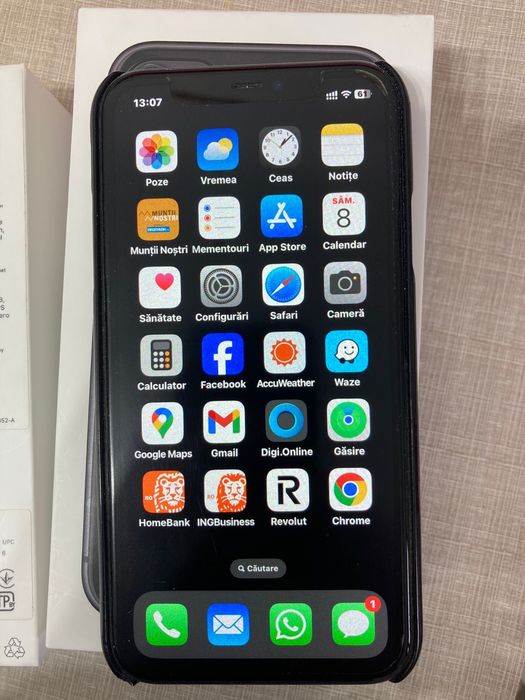 Iphone 11 256 GB black/negru