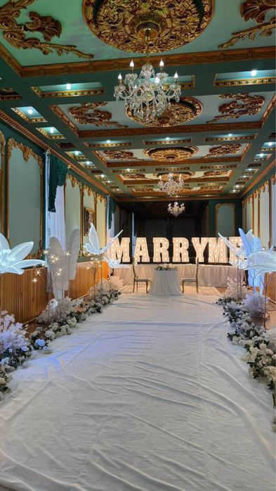 Marry me Bukhara dekortasiya