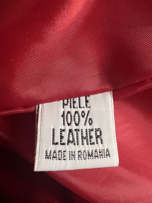 Geaca dama de piele naturala, rosu burgund