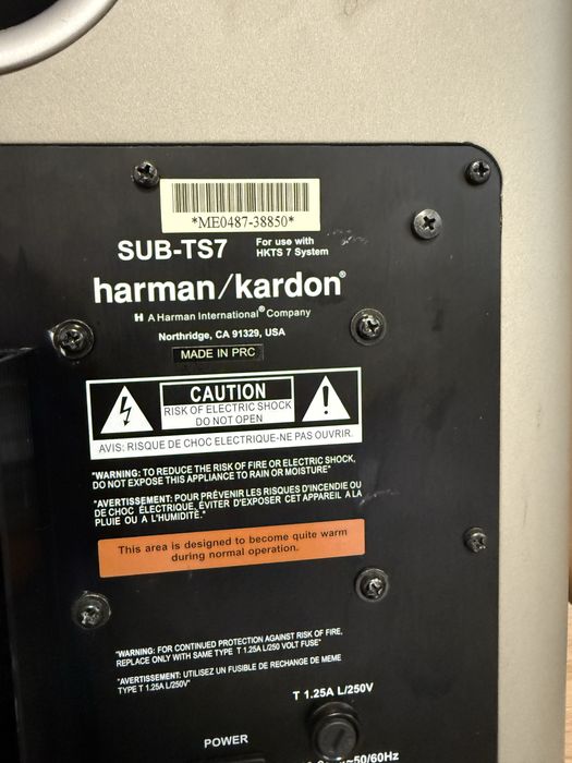 Harman Kardon TS7 10” Subwoofer