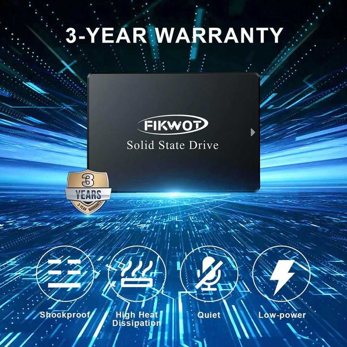 SSD Fikwot 4TB 2.5" SATA III 6Gb/s 3D NAND TLC Flash PC/LAPTOP/PS3/PS4