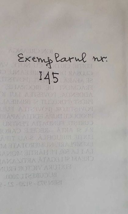 Opere Ion Creanga Editie Bibliofila 2000 Princeps