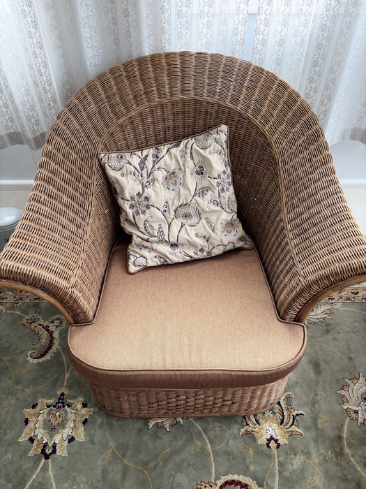 Диван и кресла из ротанга