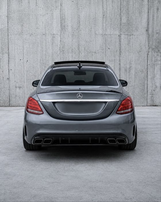 Дифузьор с ауспухови накрайници C63AMG стил Mercedes C-Class W205/S205 (2014-2021)