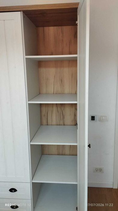 Dulap JYSK MARKSKEL 212x210 alb/stejar natur