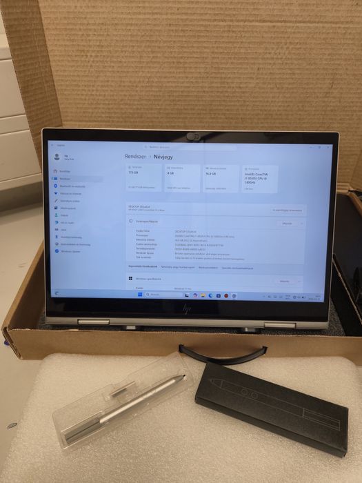 Hp Envy x360 15.6 4K UHD Touch i7/MX150 4GB /16GB Ram/512SSD+Stylus