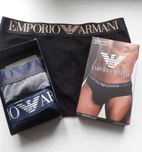 Chiloti Emporio Armani , 3 perechi, bumbac, masura M