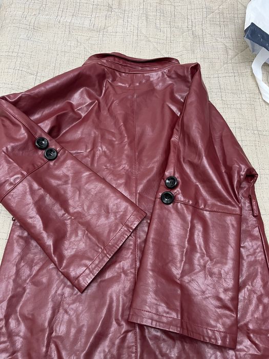 Кожаный пиджак новая