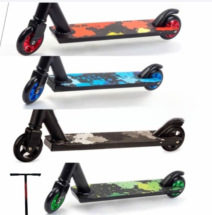 Самокат трюковой титановые диски