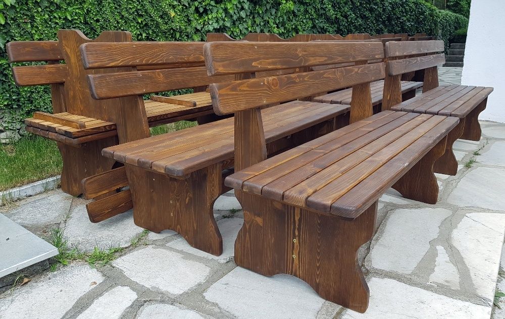 Масивна пейка от чам !