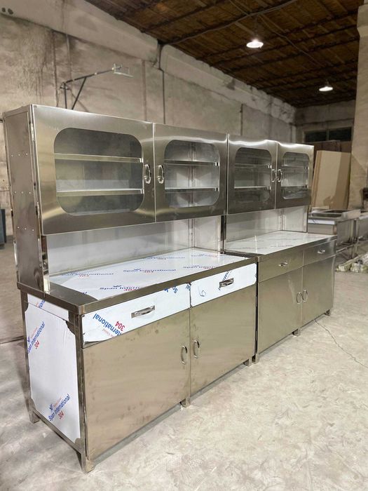 Лабораторная мебель из нержавеющей стали | Laboratoriya mebellari