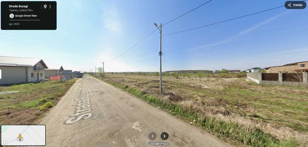 PARTICULAR teren casa 1000 mp - Autostrada (A0) - Domnesti, Teghes